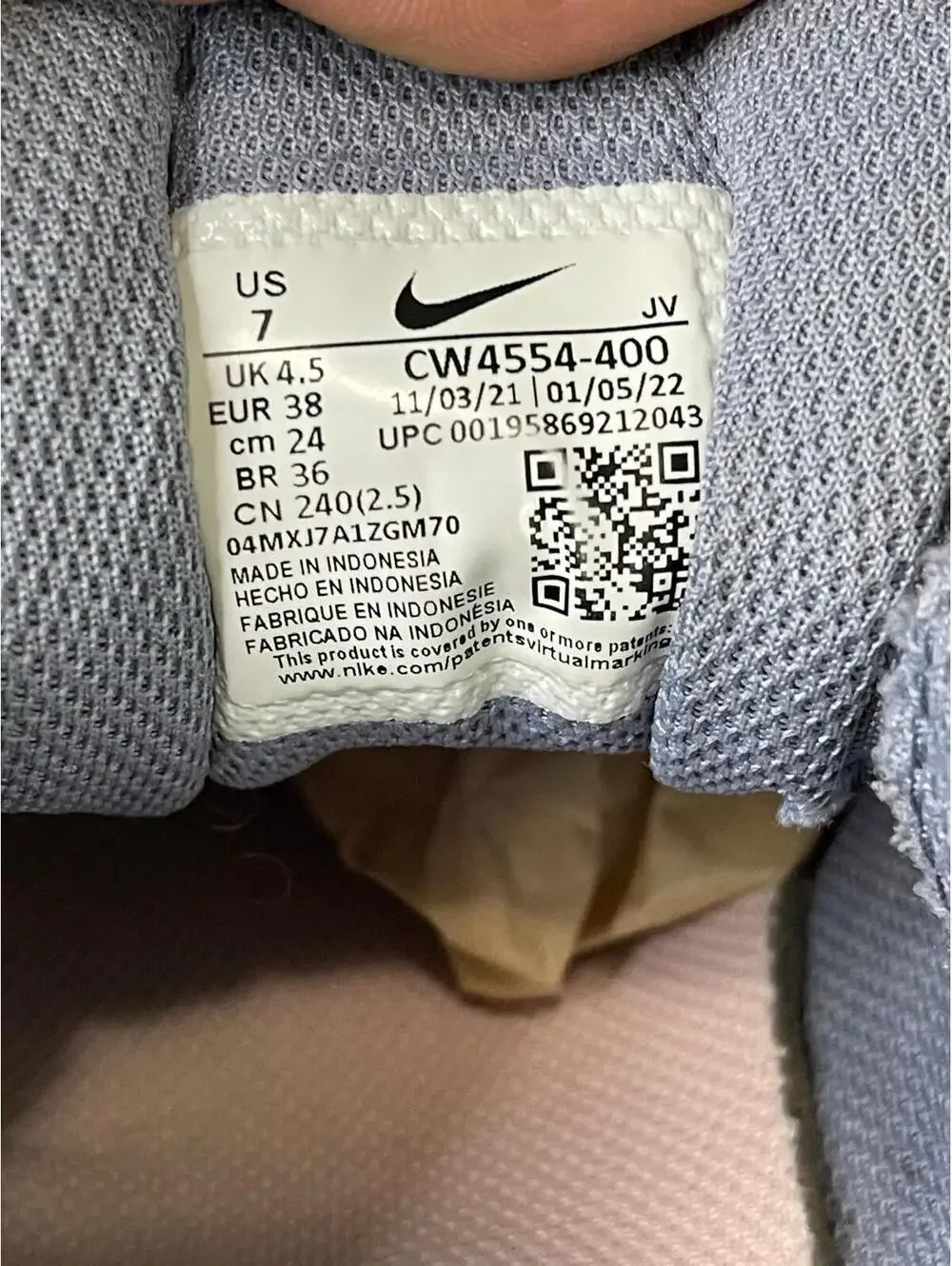 Size 7 - Nike Air Max CW4554-400 Ashen Slate Midnight Navy